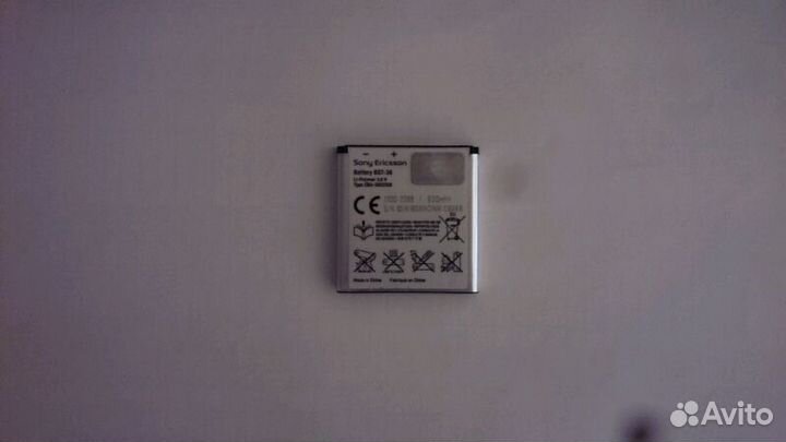 Аккумулятор Sony Ericsson