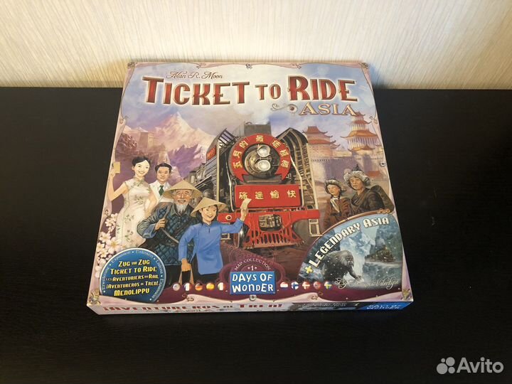 Настольная игра Билет на поезд. Азия