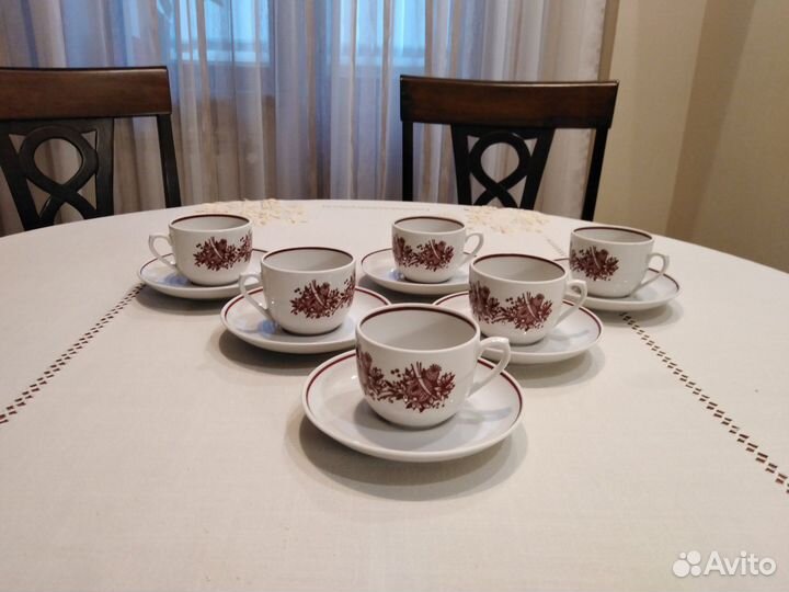 Кофейный сервиз вербилки СССР