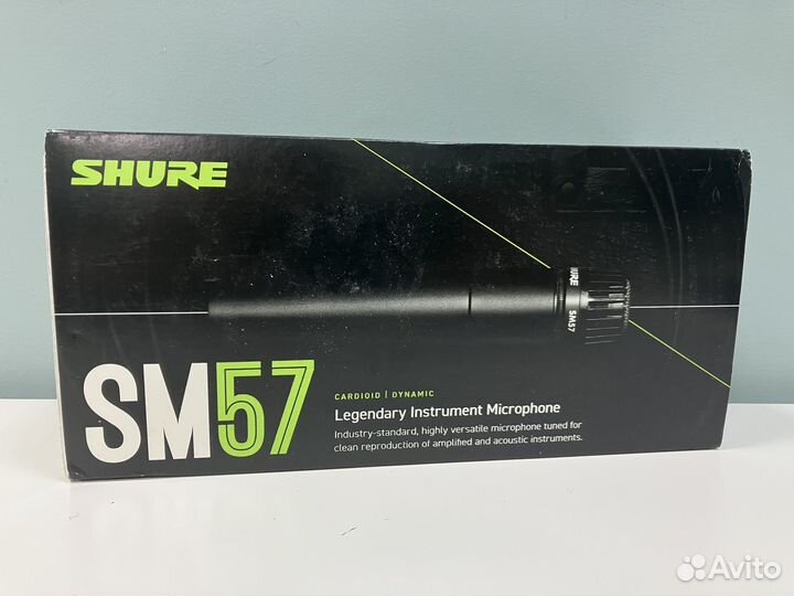 Новый Микрофон инструментальный shure SM57-LC