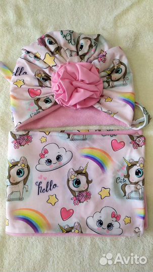 Шапочка со снудом в отличном состоянии