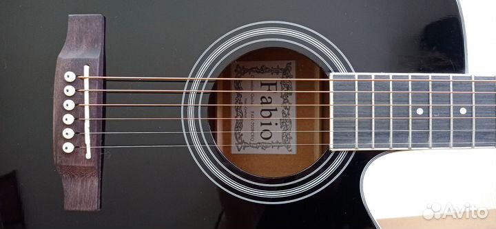 Электроакустическая гитара Fabio FAW701BK CEQ