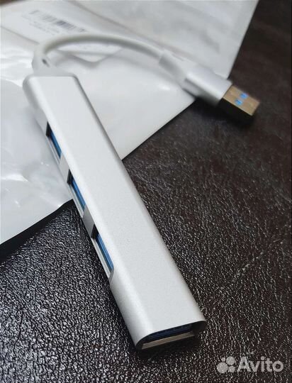 Разветвитель, переходник USB хаб 4 в 1, Type-C