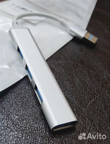 Разветвитель, переходник USB хаб 4 в 1, Type-C