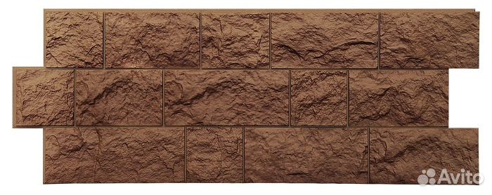 Фасадная панель Docke Fels Терракотовый