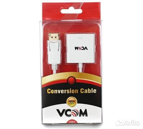 Конвертер Display Port - VGA.vcom