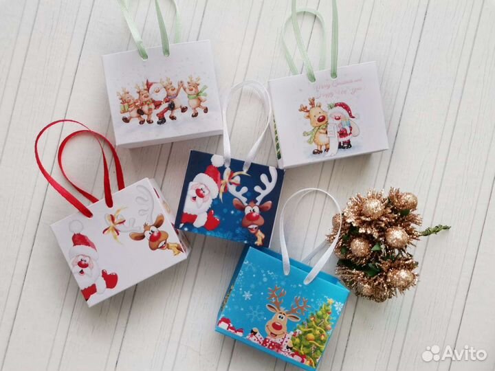 Мини пакетики для кукол и игрушек Новый год