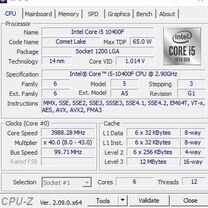 Intel core i5 10400f