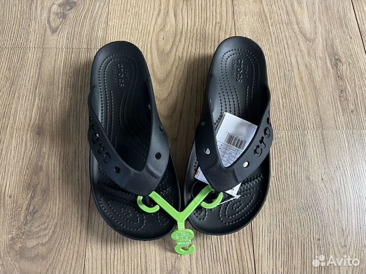 Crocs новые шлёпанцы Classic Platform Black 37/38