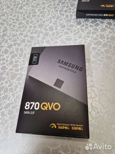 Ssd накопитель Samsung 870 QVO 1 Tb