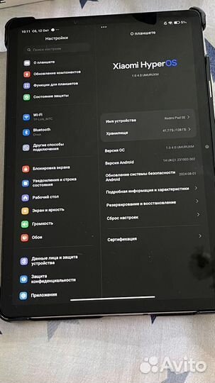 Планшет xiaomi redmi pad se