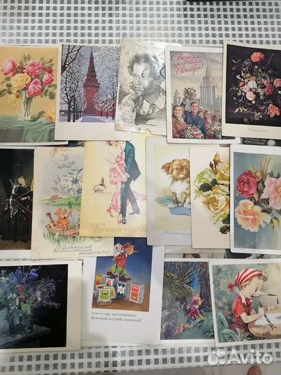 Открытки к Первомаю,Дню Победы,Пасхе.Винтаж