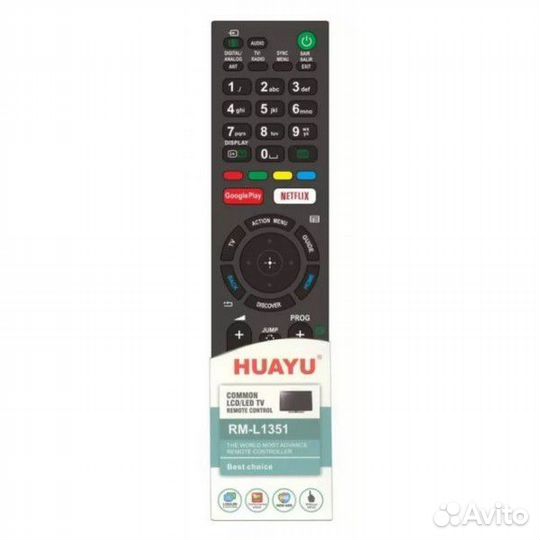 Пульт тв Sony RM-L1351 H0037115 универсал LED/Smar