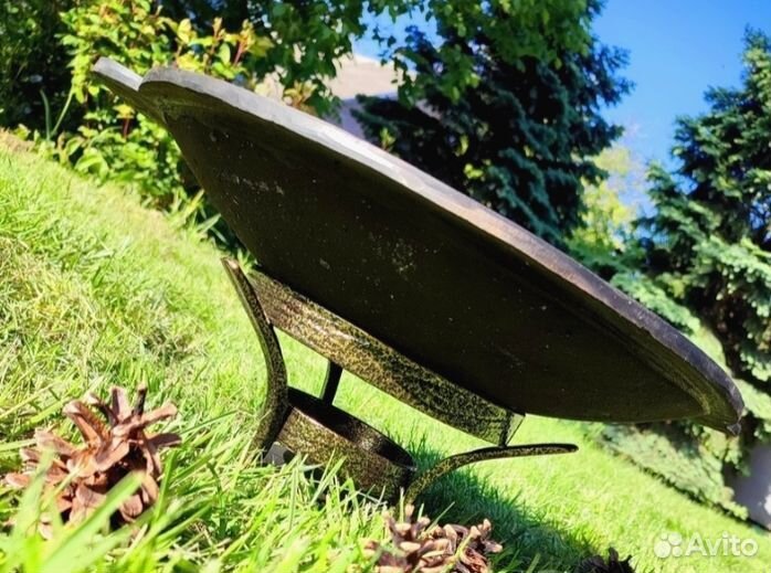 Садж чугунный 45 см + подставка