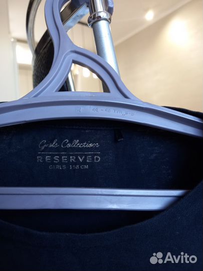 Чёрный лонгслив для девочки