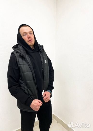 Костюм Тройка Adidas С Жилеткой