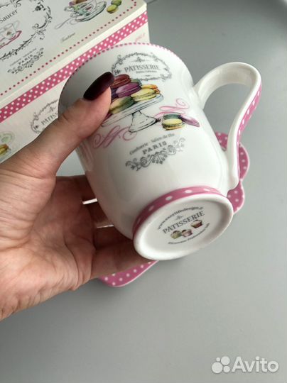 Фарфор, Кружка с блюдцем Nuova R2S, Италия