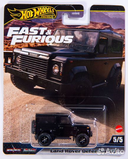 Hot Wheels Premium Land Rover Defender 90