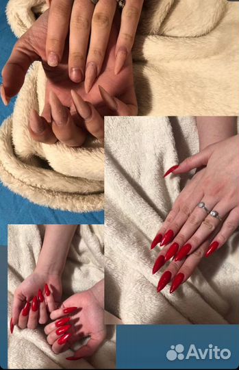 Наращивание ногтей на дому