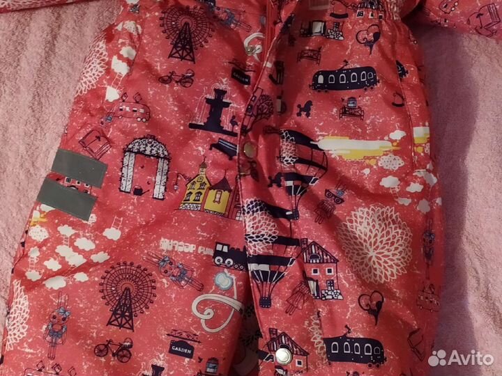 Зимний комбинезон для девочки 80 86 размер