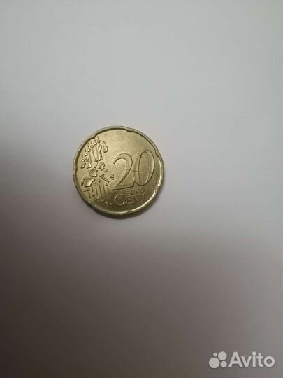 Монета 20 euro Cent