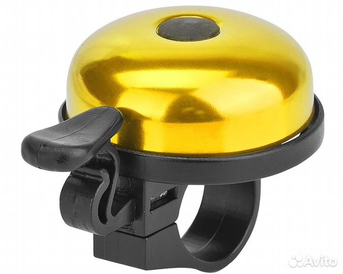 Звонок 16A-02 алюминий/пластик чёрно-золотистый