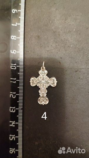 Крестики серебро