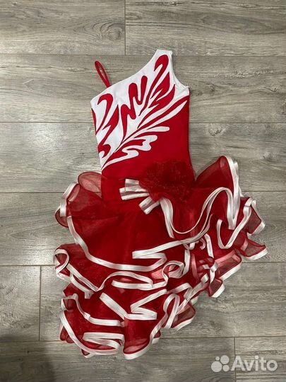 Платье для спортивных бальных танцев юниоры