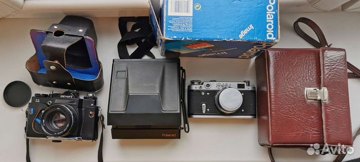Зенит с паспортом. Коллекция фотоаппаратов. Фэд