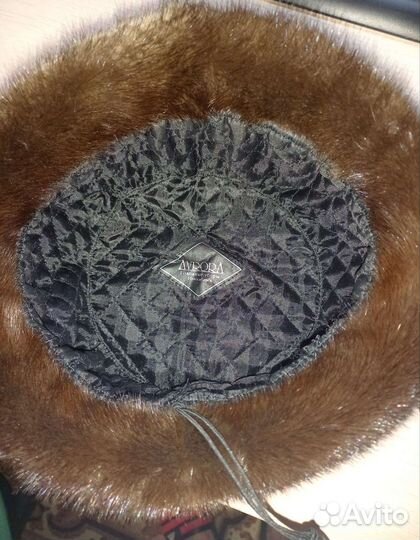 Шапка норка новая женская