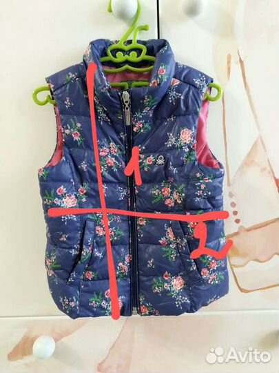 Жилетка для девочки, Benetton, 90 см