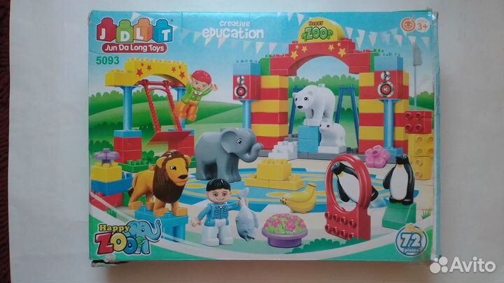 Конструктор jdlt Happy Zoo