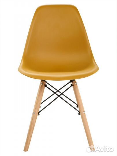 Стул в стиле eames DSW, светло- коричневый, 2 шт