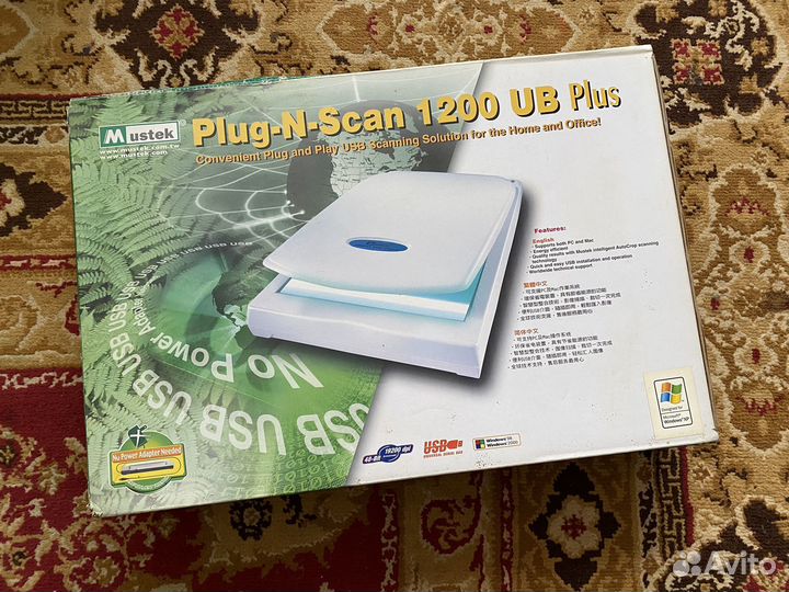 Сканер Mustek Plug N Scan 1200 UB Plus бу
