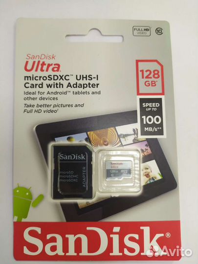 Карта памяти MicroSD 128gb