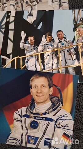 Фото космонавтов с автографами объявление продам