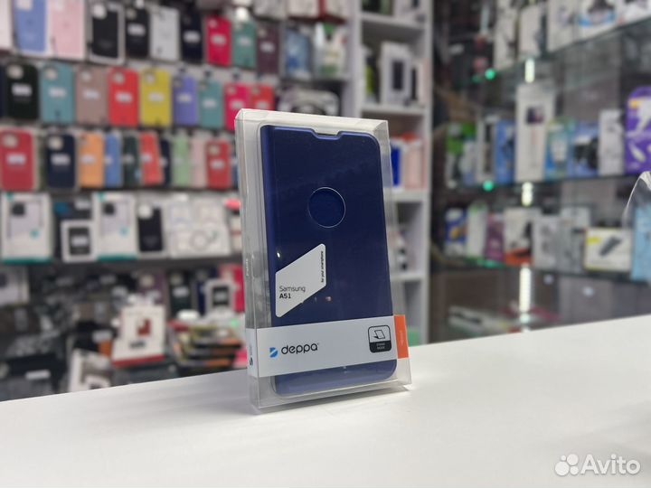 Чехо книжка Samsung Galaxy A51 синий