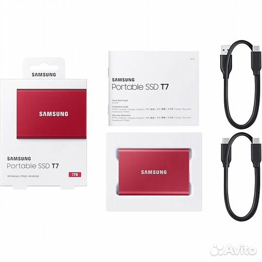 Внешний SSD-накопитель 1Tb Samsung T7 #318235