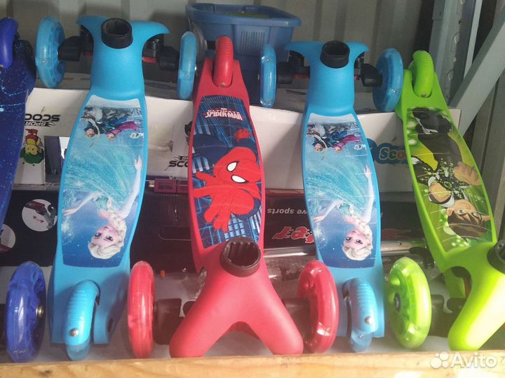 Новое поступление трёхколёсных самокатов лето 2022