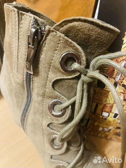 Ботильоны замшевые 37 fabiani оригинал