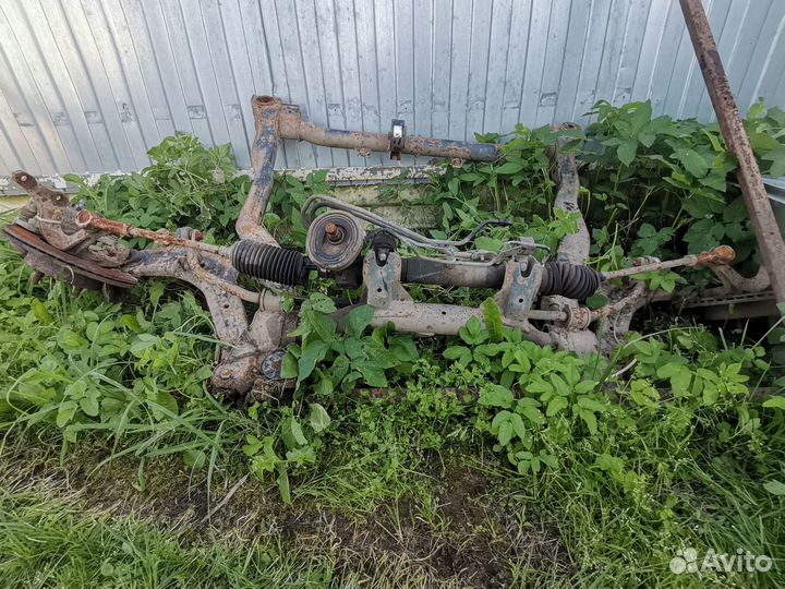 Рулевая рейка хендай акцент с подрамником