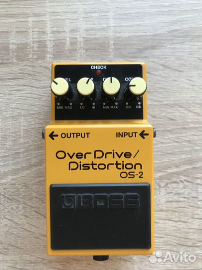 Педаль эффектов boss os2 overdrive/distortion