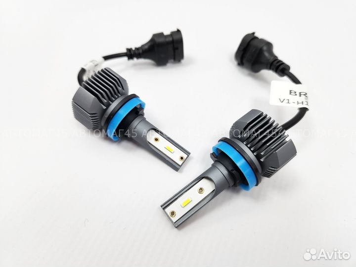 Светодиодные лампы Led H11 S1 plus 17вт 6000k 2шт