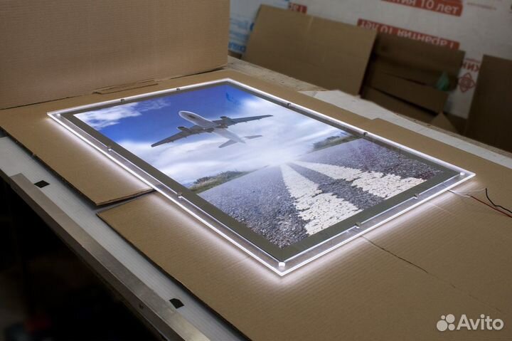 Световые рекламные панели Фреймлайт и Кристалайт