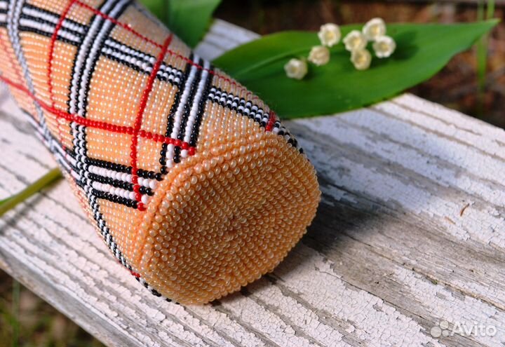 Чехол для очков из бисера