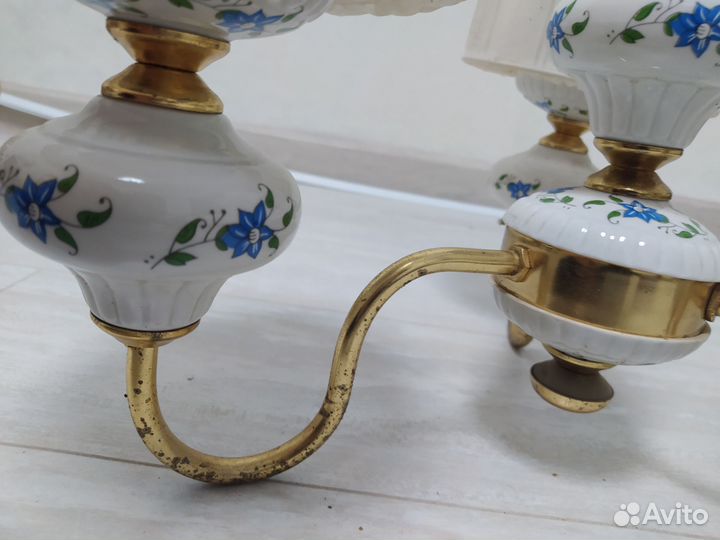 Люстра польская 1960 годов антиквариат