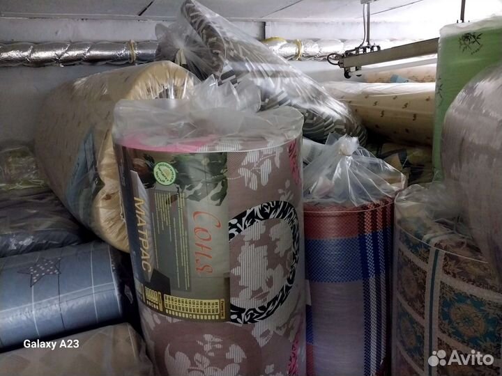 Матрасы поролоновые новые тонкие беспружинные