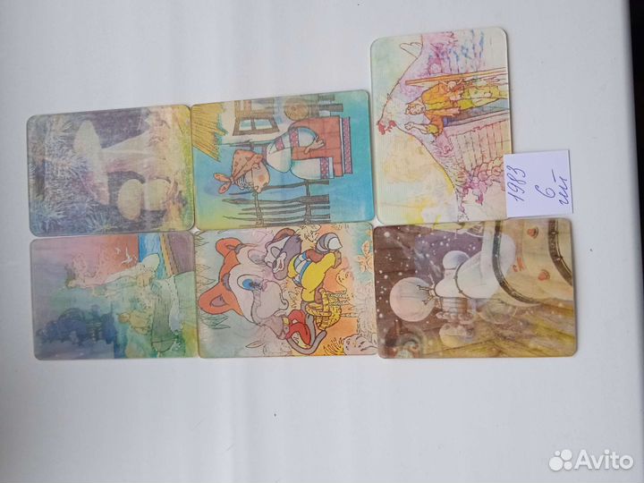 Календарики СССР стерео