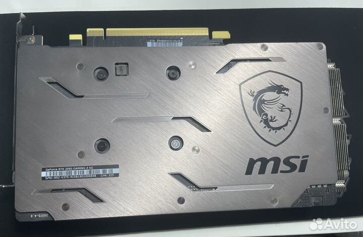 Видеокарта MSI nvidia GeForce RTX 2060 Gaming Z 6g