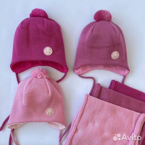 Комплект шапка, шарф, снуд новый демисезонные